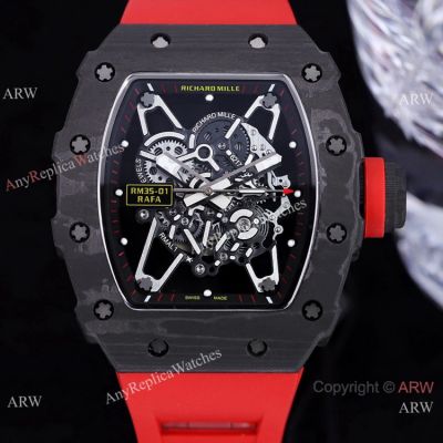 Swiss Replica Richard Mille RM35-01 Rafa Carbon fiber Seiko Movement